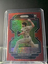 Reiss Knehr Padres no 61 Red Mojo Rookie 140/149 2022 Panini Prizm Baseball 