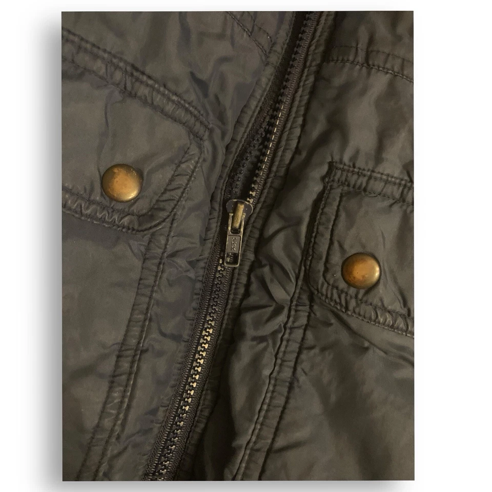 Vintage Ozark Trail Puffer Vest Mens Small Navy 80s 90s Trucker Outdoor Nylon - Image 4 of 4