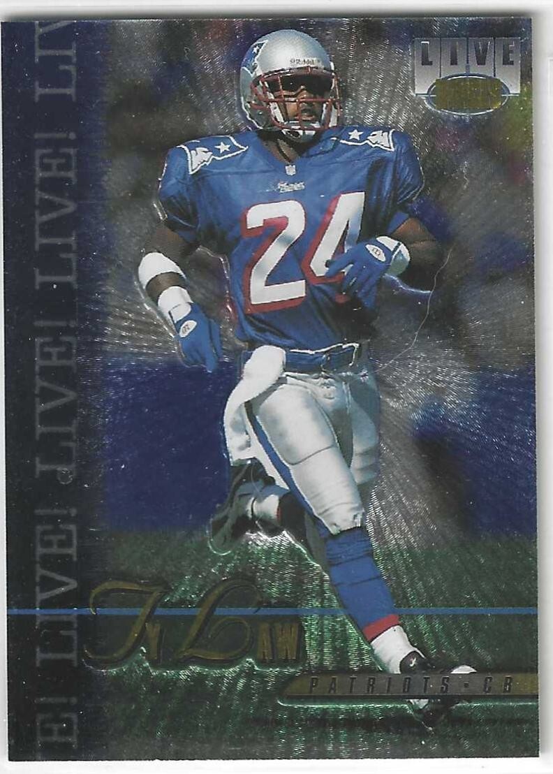 1995 Classic Images Live #99 Ty Law RC New England Patriots Michigan HOF