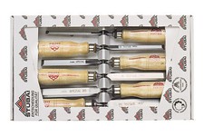 STUBAI Stemmeisensatz Nr. 353106 6 tlg. Stechbeitel Stemmeisen Holz Beitel Satz