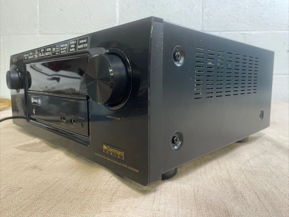Nice DENON AVRX3300W Integrated Network AV Receiver! ***READ DESCRIPTION*** - Image 3 of 4