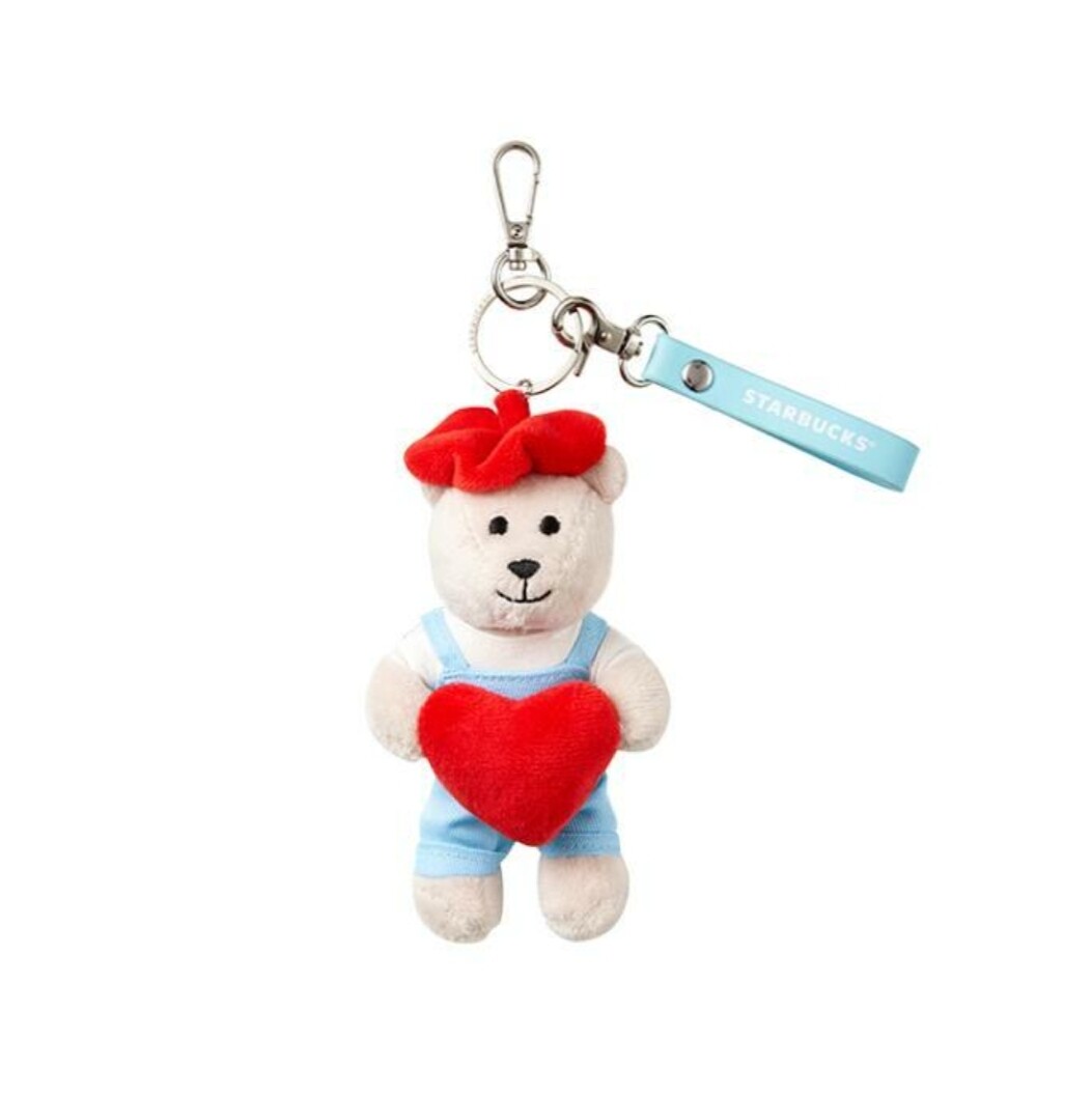 Starbucks Love Heart Keychain Pink ★送料込 Starbucks Korea 2022 22 Sweet love heart key chain | eBay