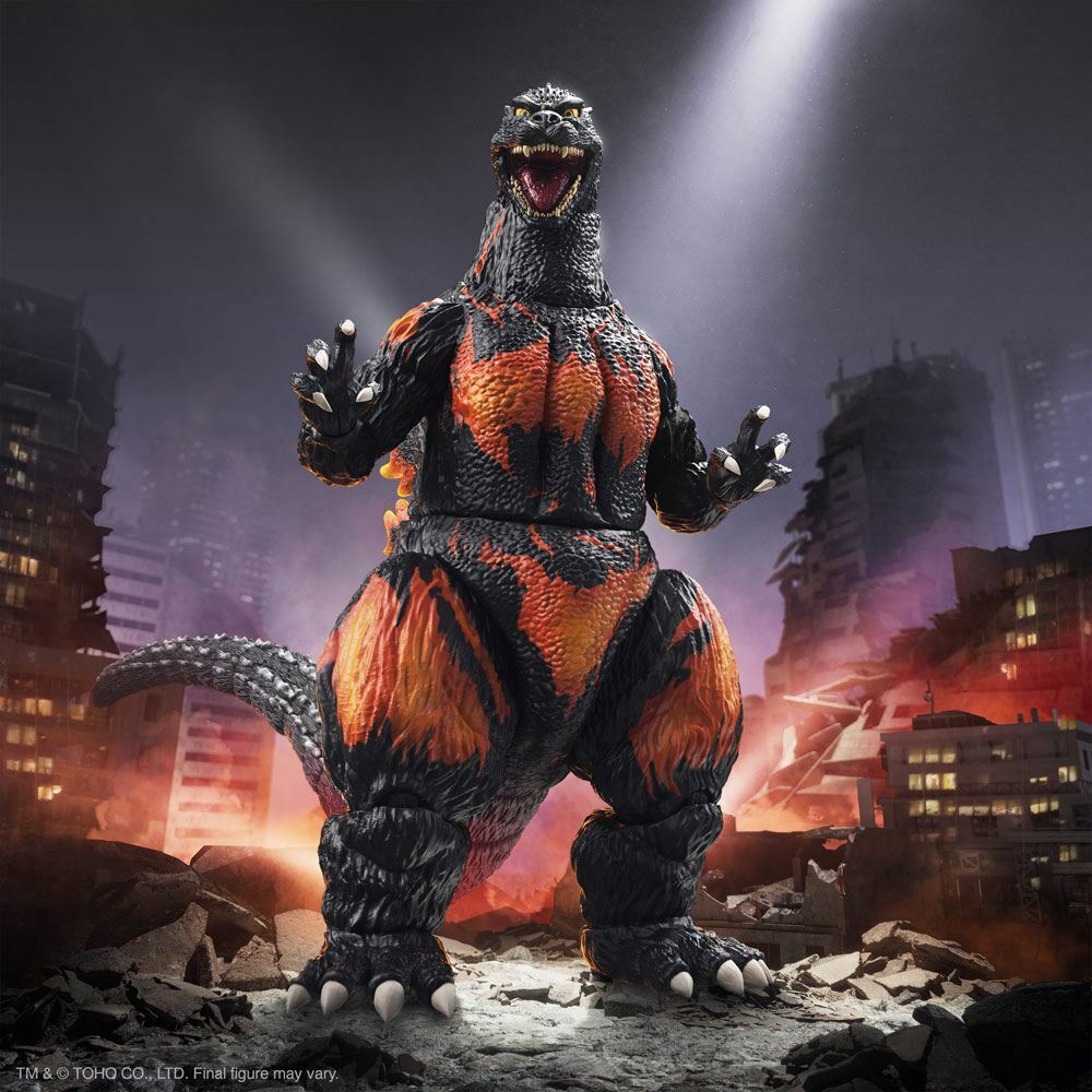 GODZILLA - Toho Ultimates - Burning Godzilla 1995 Action Figure Super7