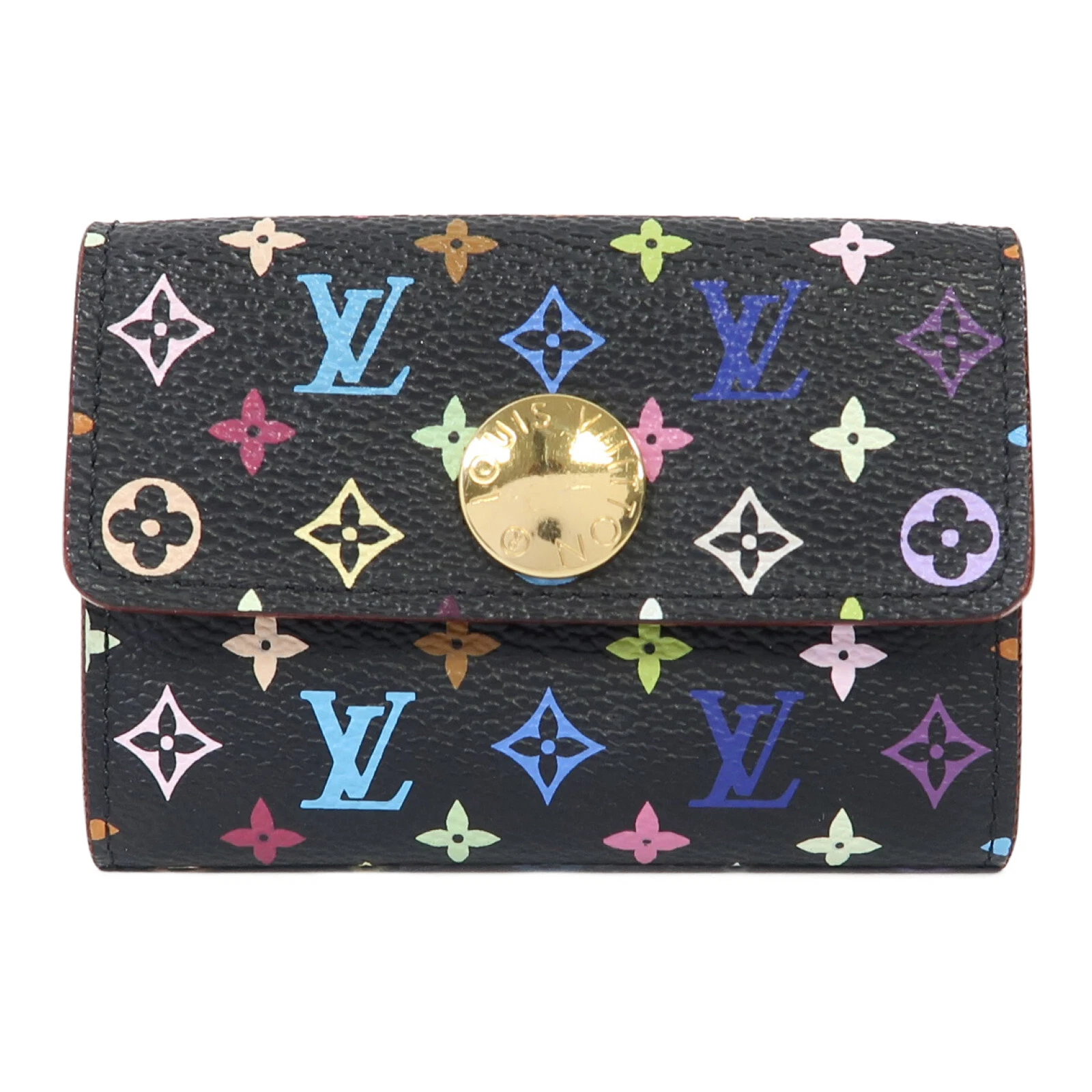 LOUIS VUITTON（LV） LOUIS VUITTON LV GHW custodia porta carte M66561 monogramma multicolore nero