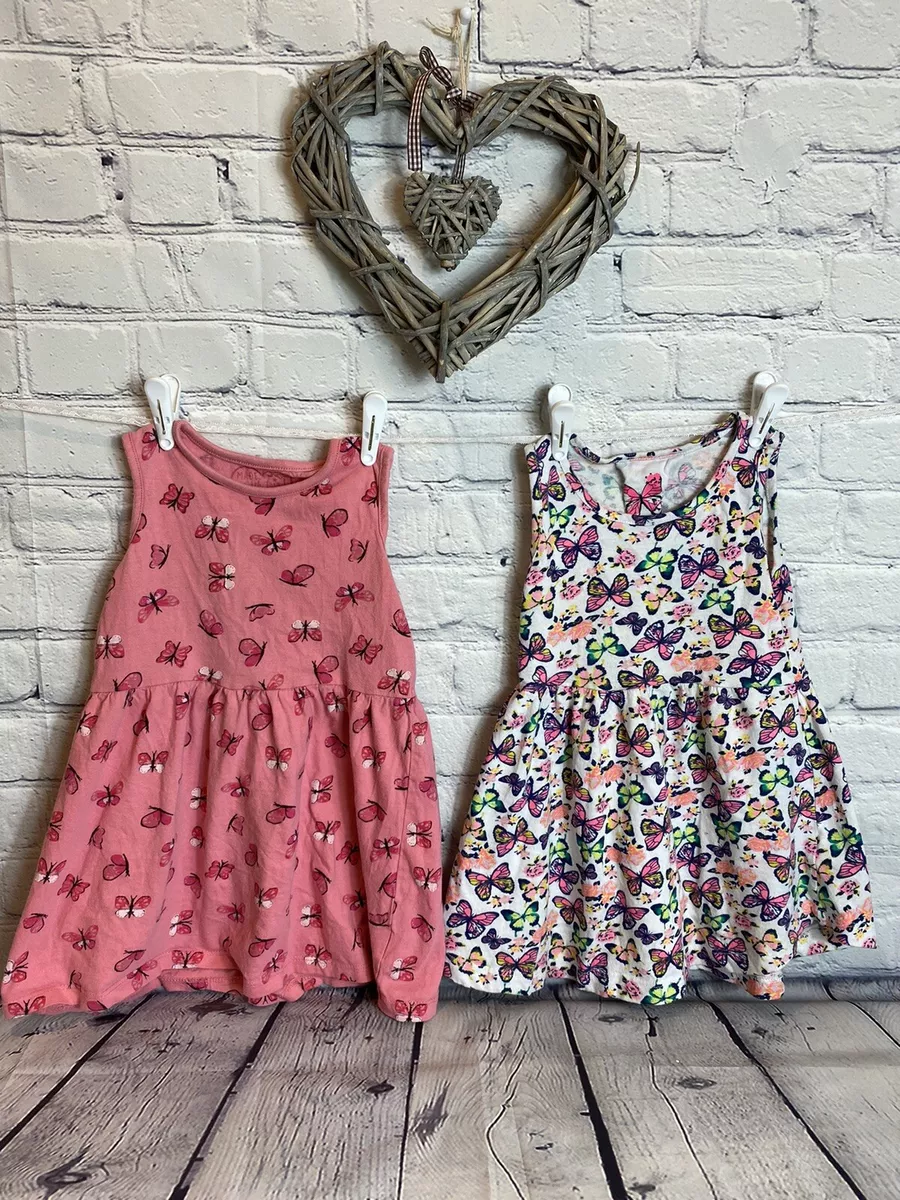 Girls Lot of 2 Dress UK Brand 2 3 Yrs Young Dimension Made With
