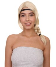 Women's Style ponytail with Black hairband wig | Blonde Wigs |   HW-3879