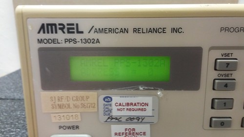 AMREL AMERICAN RELIANCE INC PPS-1302A Programmable DC Power Supply | eBay