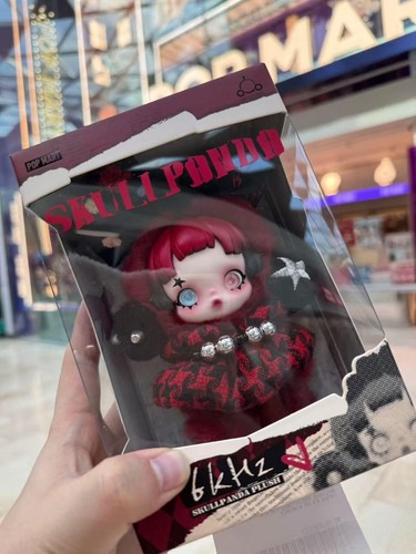 SKULLPANDA Plush-6kHz POP MART - Édition Limitée Europe 2025, Figurine Collector De 17cm