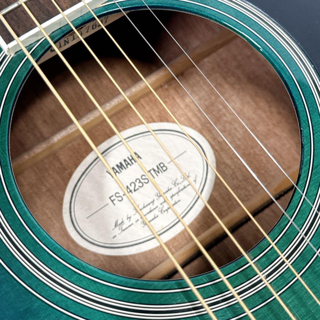 YAMAHA FS-423S TMB Solid Spruce Green Acoustic Guitar from YAMAHA FS-423S TMB Solid Spruce Green Acoustic Guitar from