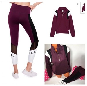 Vs Pink Quarter 1 4 Zip Pullover Sweatshirt Xs Ultimate Yoga