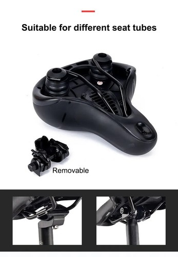 Selle Vélo Confortable, Ergonomique, coussin Gel Imperméable/respirante Ressort - Imagen 5 de 12