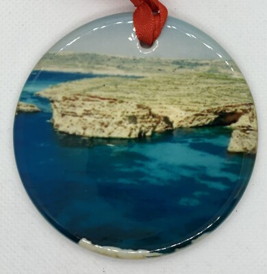 Malta Blue Lagoon Christmas Ornament Porcelain Souvenir Travel Gift | eBay