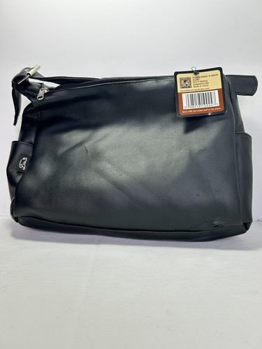 Leenie Black Purse Style 38549 12 X 9 - Picture 4 of 17