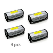 4x LiPo Battery Fireproof Explosion proof Guard Charging Safe Bag Texas USA