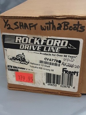 NEW ROCKFORD CV6778 KIT YAMAHA GRIZZLY 600 1/2 HALF SHAFT