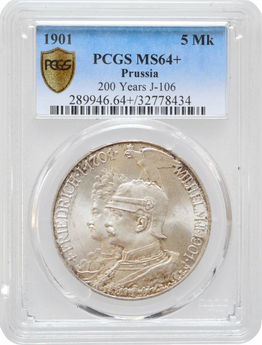 MS 64 Graded 1901 Year German Coins for sale | eBay