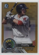 2018 Bowman Scouts' Top 100 Gold Refractor 31/50 Michael Chavis #BTP-32 13iq
