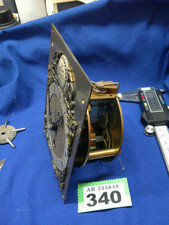 Clock Movement 8 Day & Brass Dial, hands Platform Escapement good spares parts