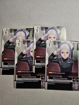 4x GD03-100 | Soma Peries | Steel Requiem | C Playset