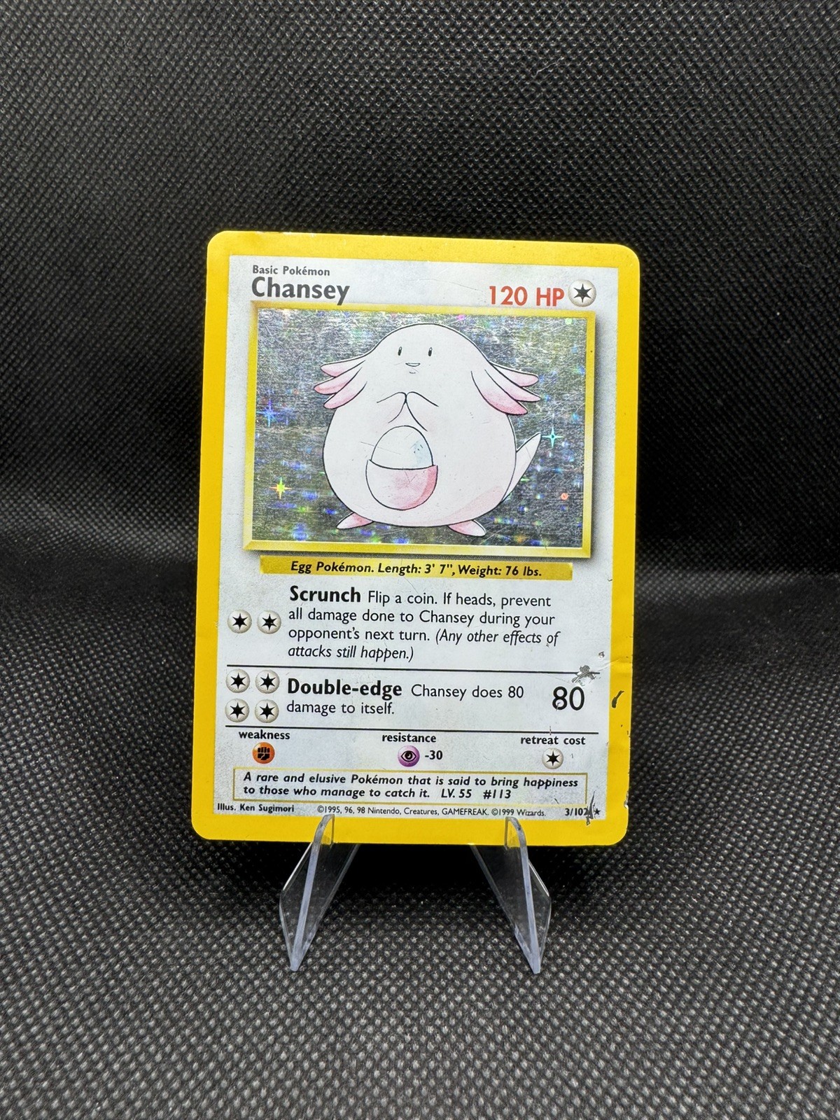 Chansey 003/102 Base Set Holo
