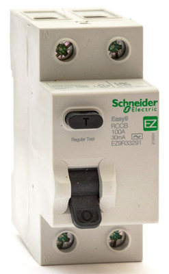 SCHNEIDER 100 AMP 100A 30mA DOPPELPOLIG RCCB RCD TYP AC EASY9 EZ9R33291