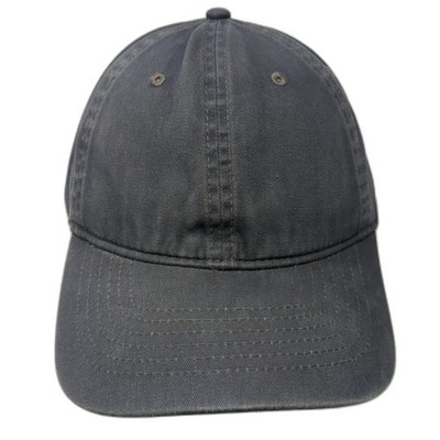 George Baseball Cap Gray One Size Slideback Adjustable Blank Cotton Hat