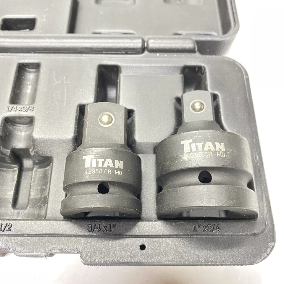 Juego de adaptadores de impacto Titan 40000 5 piezas JUEGO COMPLETO LEER NUEVO INCOMPLETO Foto 2 de 4
