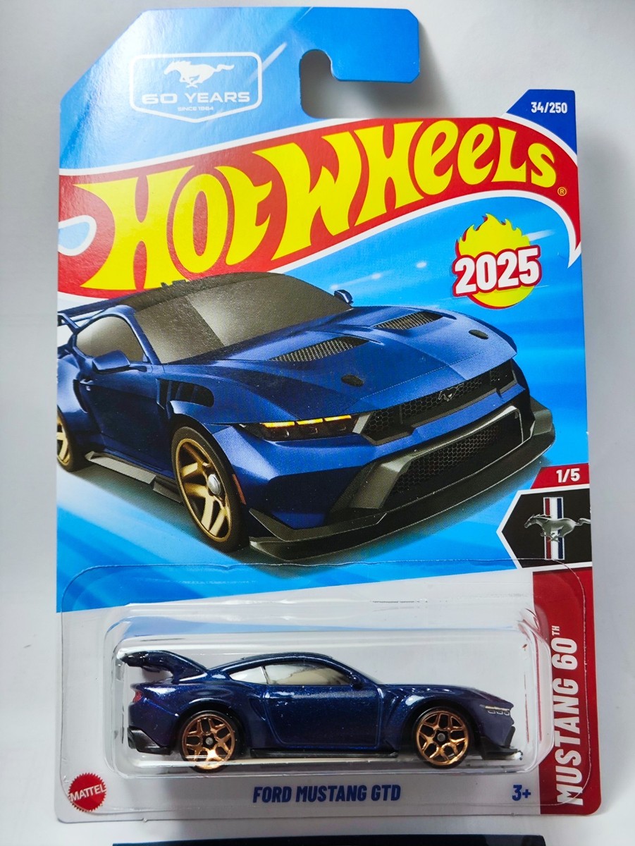 Hot Wheels 2025 NEW Case P Ford Mustang GTD Blue (Promo Combine
