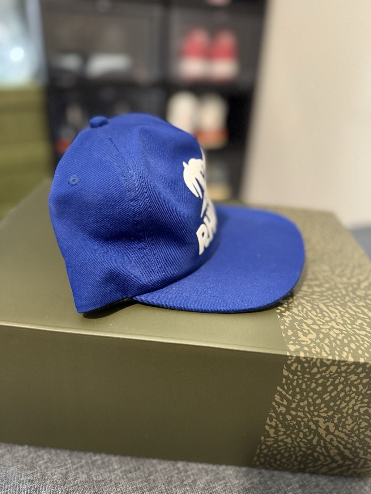 Rhude Blue Snapback Adjustable Baseball Cap Solid… - image 3