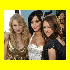 Taylor Swift, Katy Perry & Miley Cyrus - 8x10 Photo Printed at a Lab