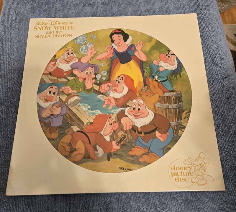 Walt Disney's Snow White & Seven Dwarfs Picture Disc LP Soundtrack 3101 SEALED