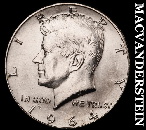 1964 Kennedy Half Dollar- Choice Gem Brilliant Uncirculated  #i3304