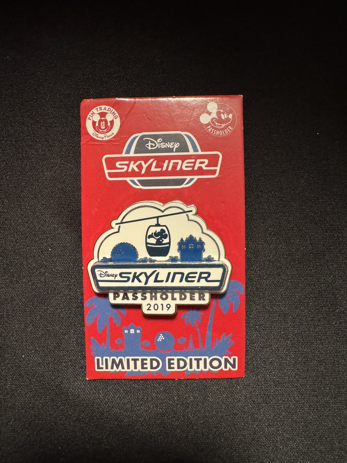Disney Pin 2019 WDW Skyliner Annual Passholder Exclusive Limited Edition 3000