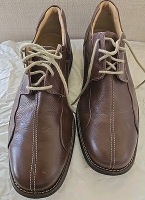 Johnston Murphy Shuler Bicycle 20-7223 Leather Dress Shoe Dark Brown Sz 12