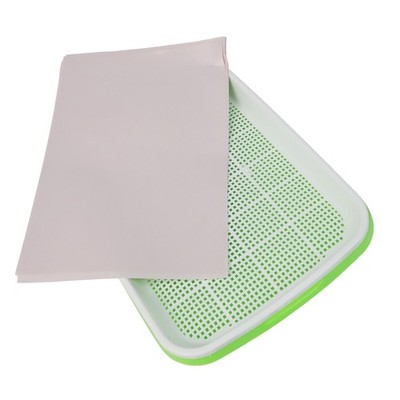 for sprout Tray With Grid Soil- Bean for sprout Plate W/ Cover