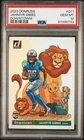 2023 Donruss Jahmyr Gibbs Downtown! SSP Rookie RC #D-11 Lions PSA 10