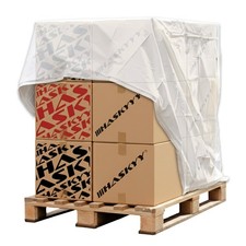 Palettenhaube Schutzhülle Abdeckhaube 1250 x 850 x 1200 mm Innenbereich