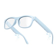 WeariQ Blue Light Blocking Bluetooth Smart Glasses –Dusty Blue