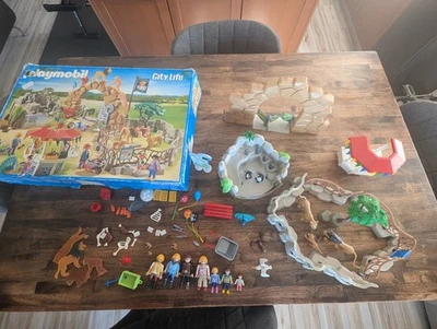 RARE PLAYMOBIL 6634 CITY LIFE LE GRAND ZOO 175 PIECES VILLE ANIMAUX 2014 - Photo 1/4