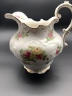 Antique Columbian Art Pottery Trenton NJ Rose Ewer Wash Pitcher Victorian c1900 — photo 7