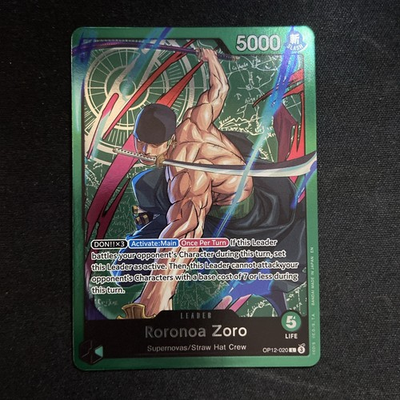 #ad Roronoa Zoro OP12 020 Zoro Deck OP12 020 Learn Together Deck Set Foil $9.99