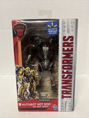 Transformers The Last Knight Autobots Unite Hot Rod Wal mart Exclusive New