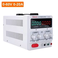 0-60V 0-20A Adjustable DC Power Supply Variable Bench Switching Power Supply