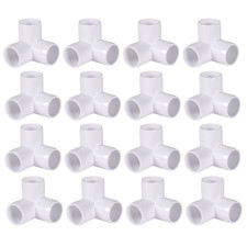 16-Pack 3/4 in. 3-Way PVC Elbow Fitting Connectors ASTM SCH40