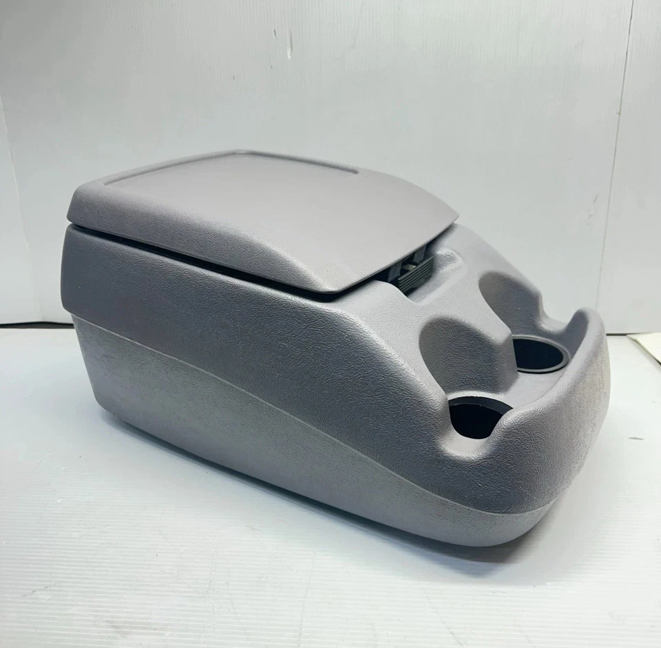 Consola central Ford con portavasos - gris - se adapta a 1992-1996 F150 F250 F350 OBS Foto 2 de 4