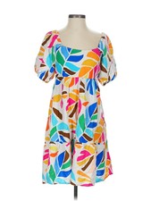 Tabitha Brown for Target Women Orange Casual Dress S