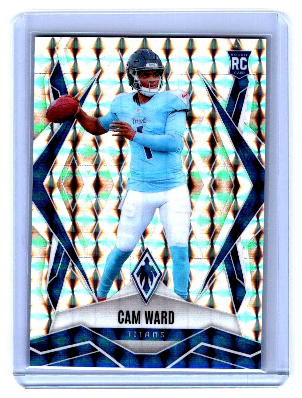 2025 Panini Phoenix #194 Cam Ward Silver Pyramids Prizm