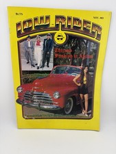 Rare Low Rider Magazine November 1980 Very Nice Lowrider