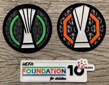 25-26 Conference/EUROPA League + 10th Anniversary UEFA Foundation Patch Set