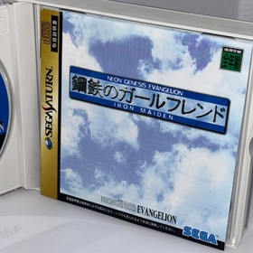 Neon Genesis Evangelion Iron Maiden SEGA SATURN Japan CIB  With spine card